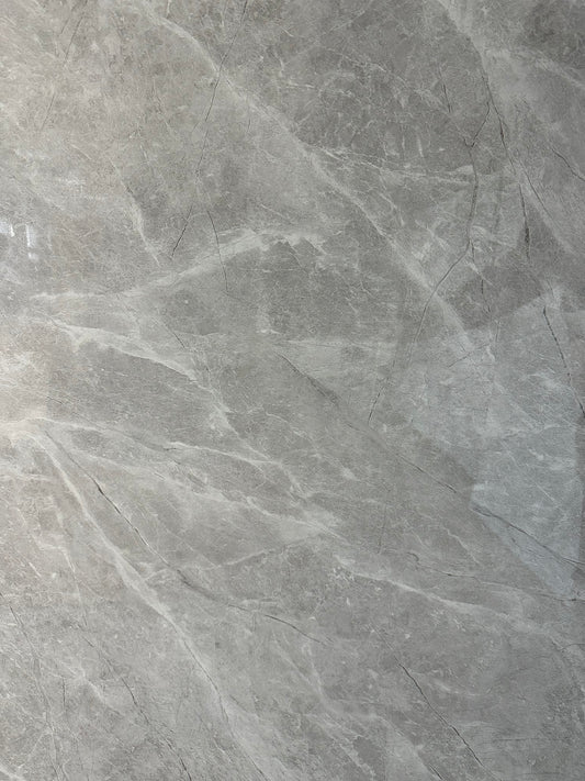 Marmorna stenska plošča Decopa - 260 cm x 122 cm / siva Pietra